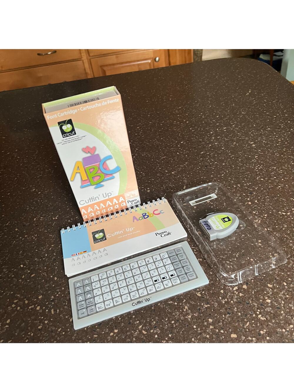 Provo Craft Cricut Cartridge Cuttin' Up Font Cartridge Letters Numbers Complete